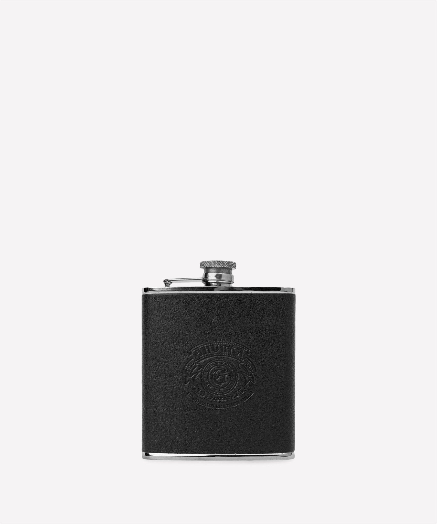 Leather Wrapped Flask - Ghurka