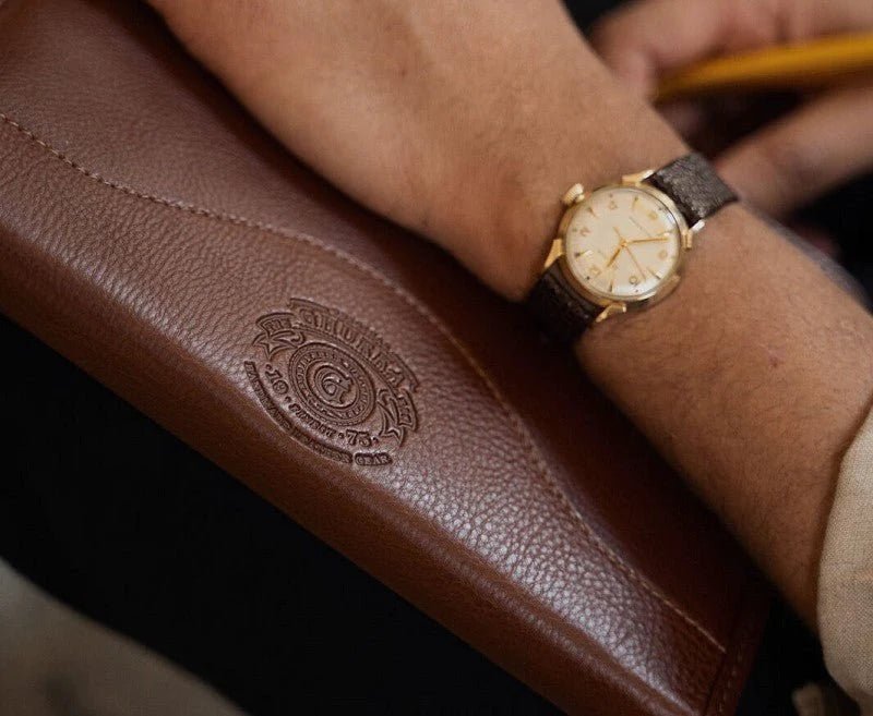 Refillable Journal | Vintage Walnut Leather - Ghurka